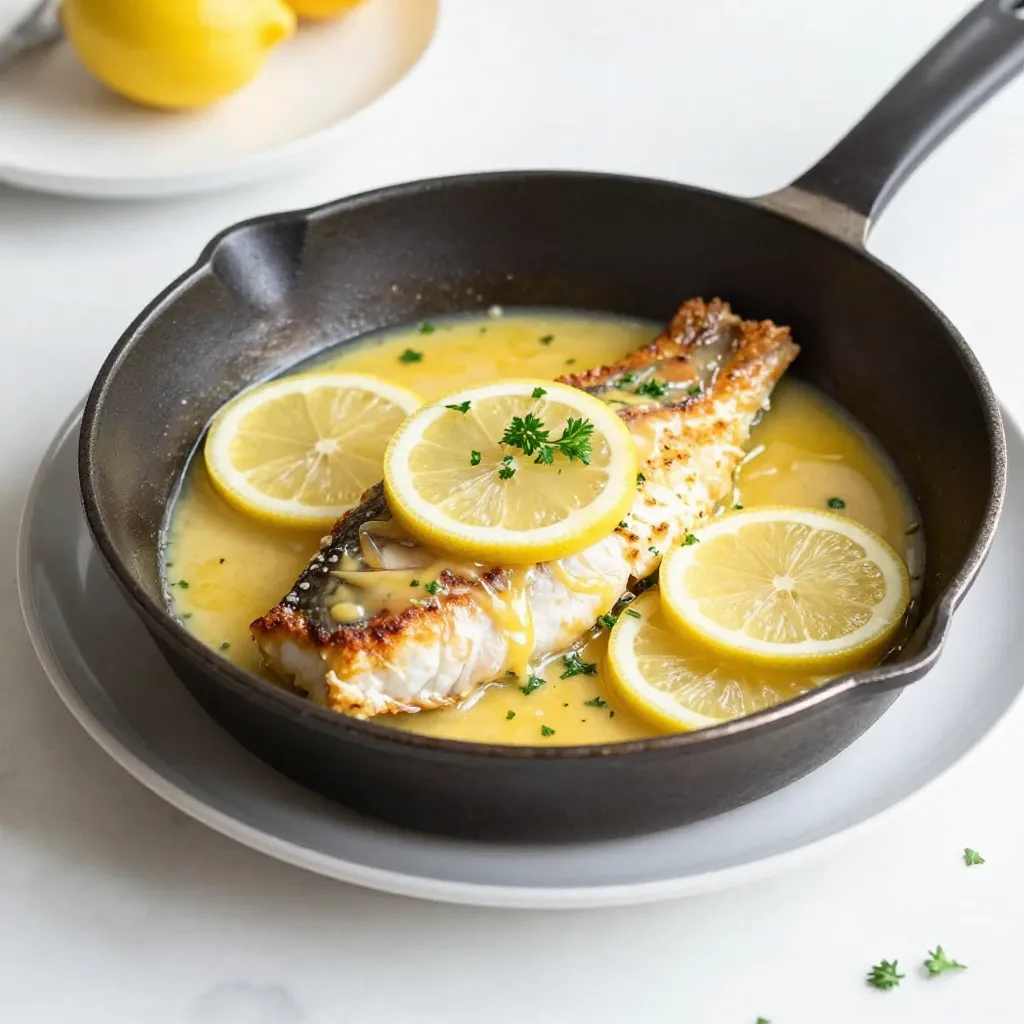 Skillet Lemon Butter Tilapia Quick and Tasty Meal
