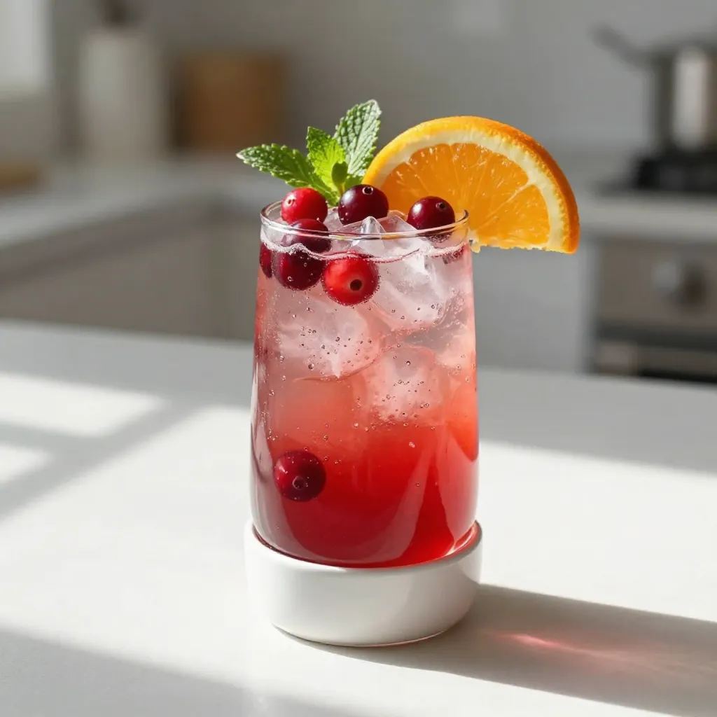 Santa Spritz Cocktail Festive and Refreshing Treat