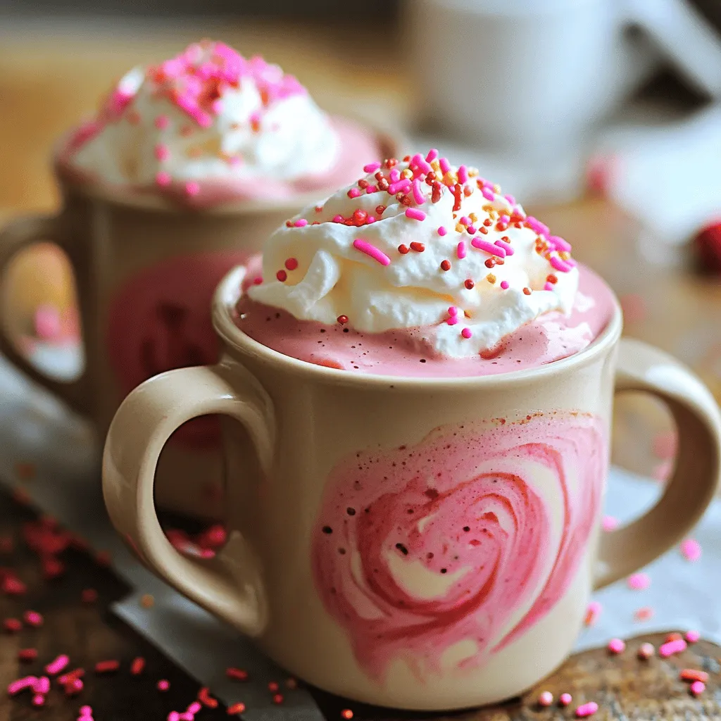 Pink Hot Chocolate Delightful and Creamy Treat