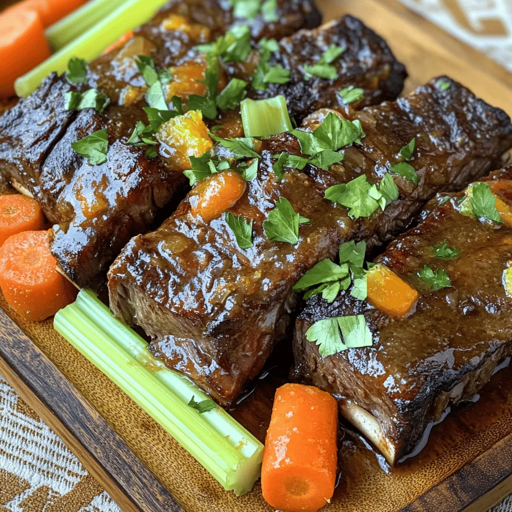 Savory Citrus Braised Short Ribs: A Flavorful Journey into Comfort Food