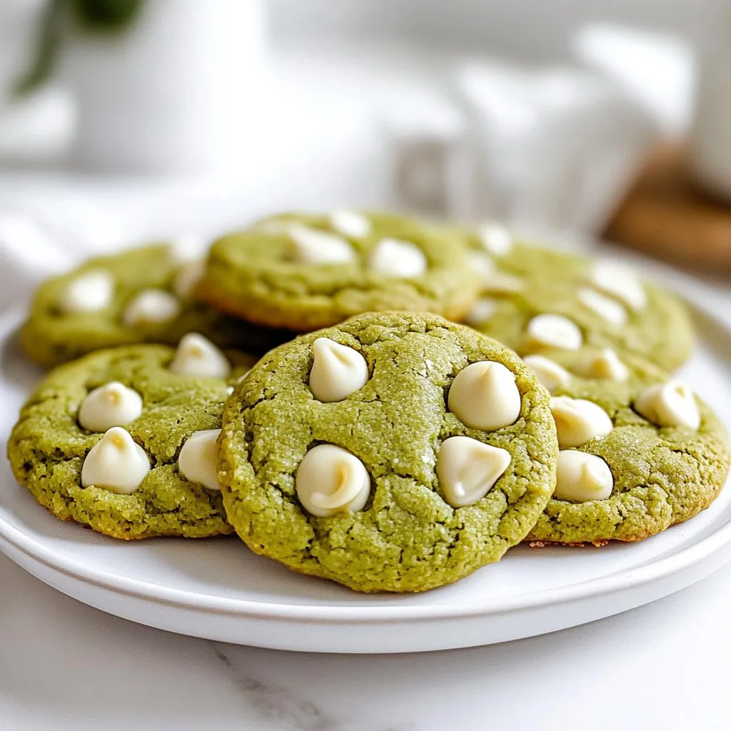 Matcha White Chocolate Cookies Easy and Delicious Treat