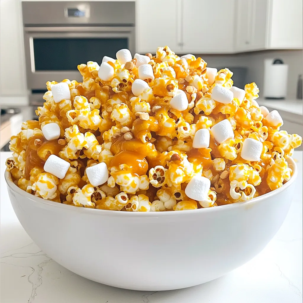 Marshmallow Caramel Corn Irresistible Sweet Treat
