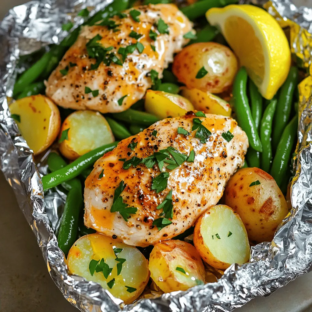 Ranch Chicken Foil Packets Easy and Flavorful Meal