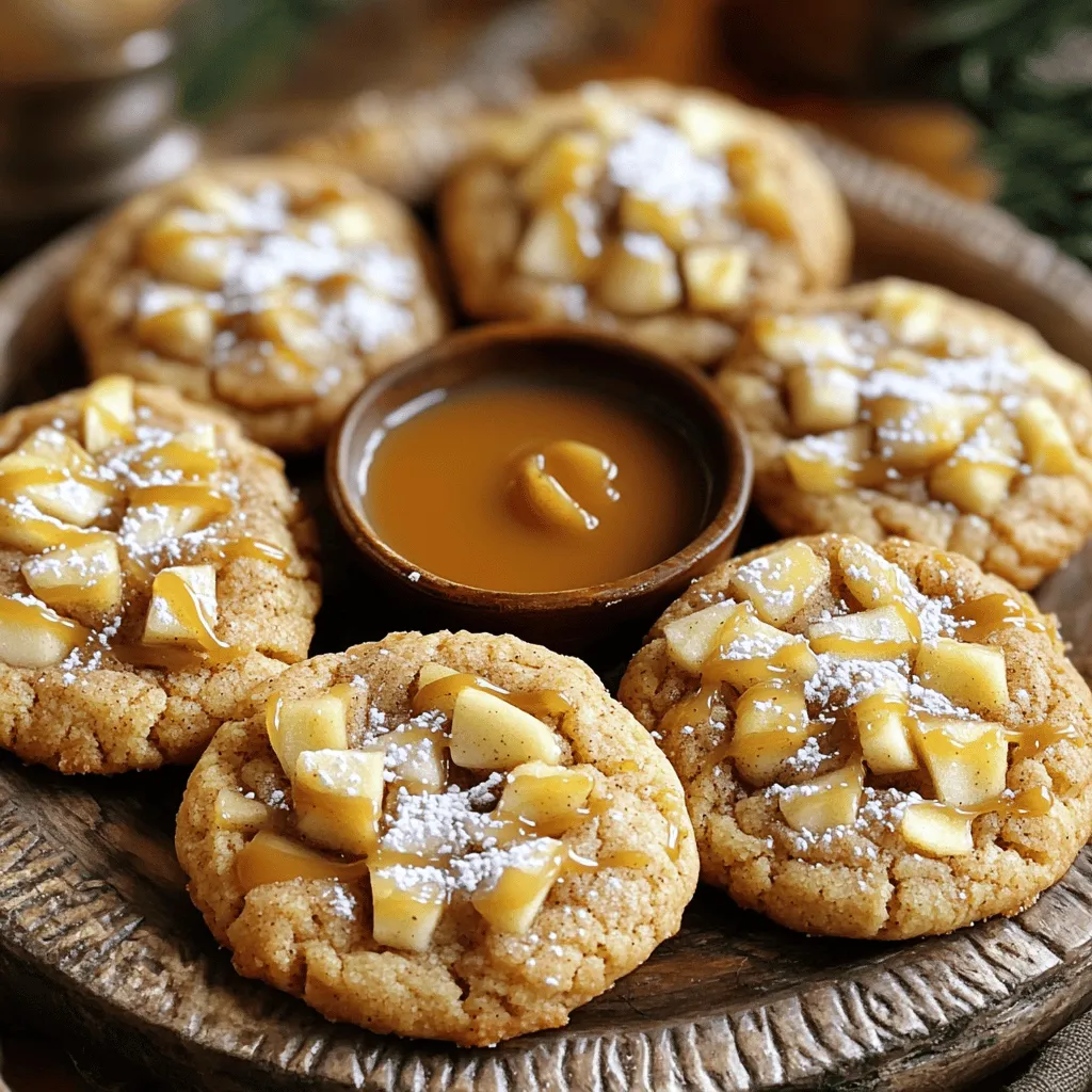 Caramel Apple Cinnamon Cookies Irresistible Flavor Delight