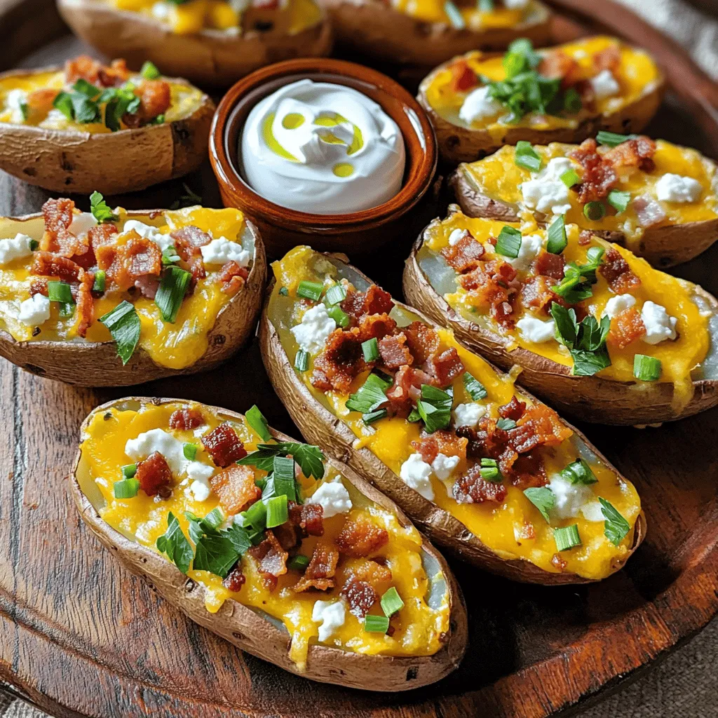 Loaded Potato Skins Savory and Satisfying Snack