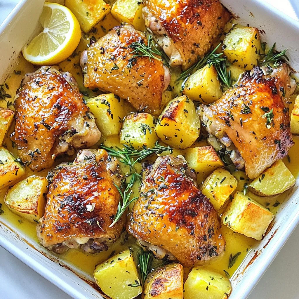 Garlic Butter Chicken and Potatoes Flavorful Recipe