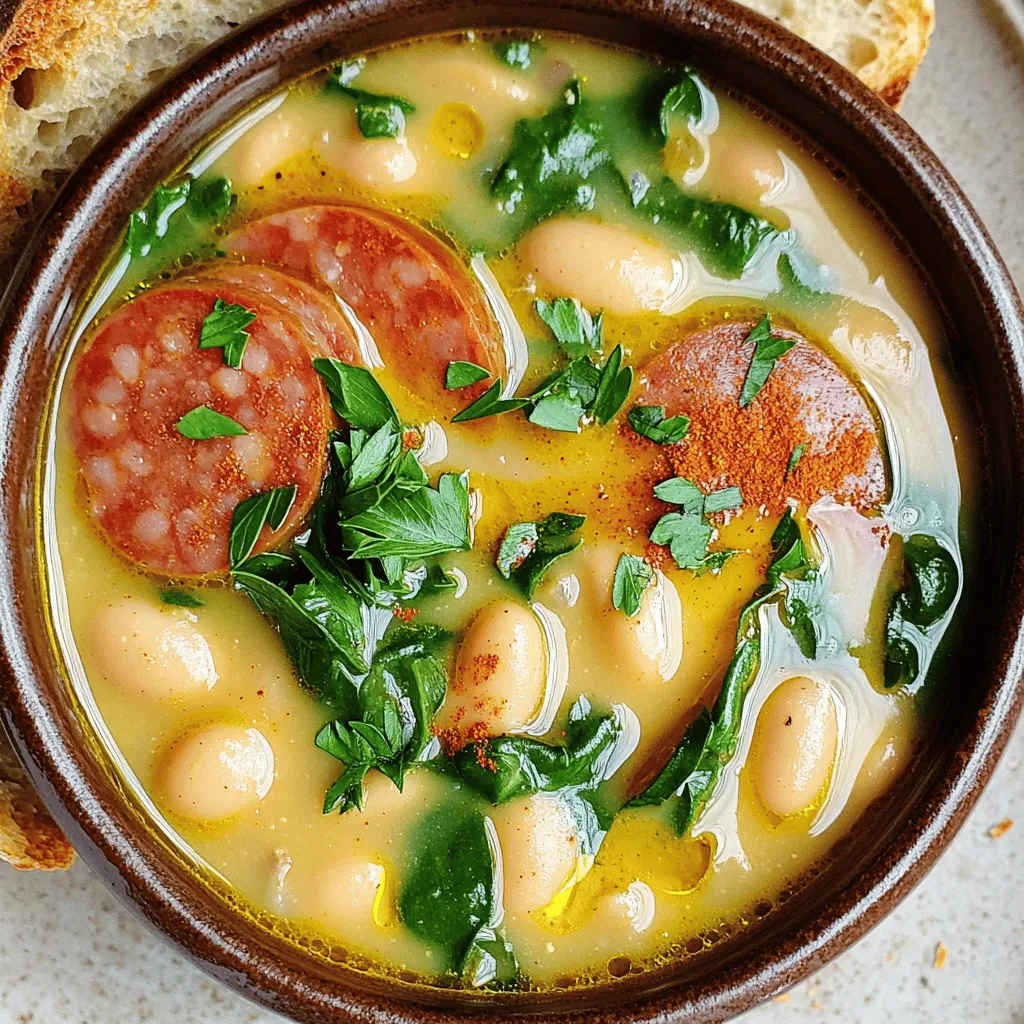 Creamy Bean Soup With Kielbasa: A Comforting Delight