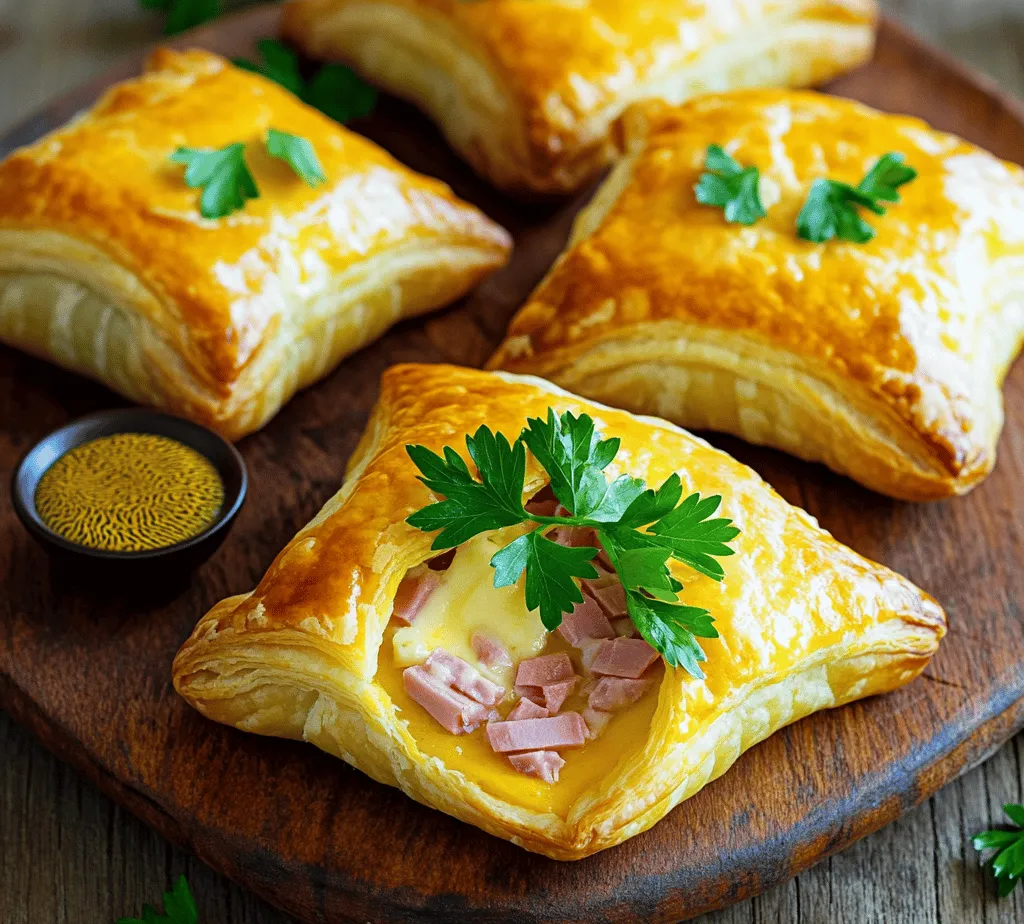 Ham and cheese puff pastries are the epitome of comfort food, effortlessly blending sophistication with simplicity. Whether you