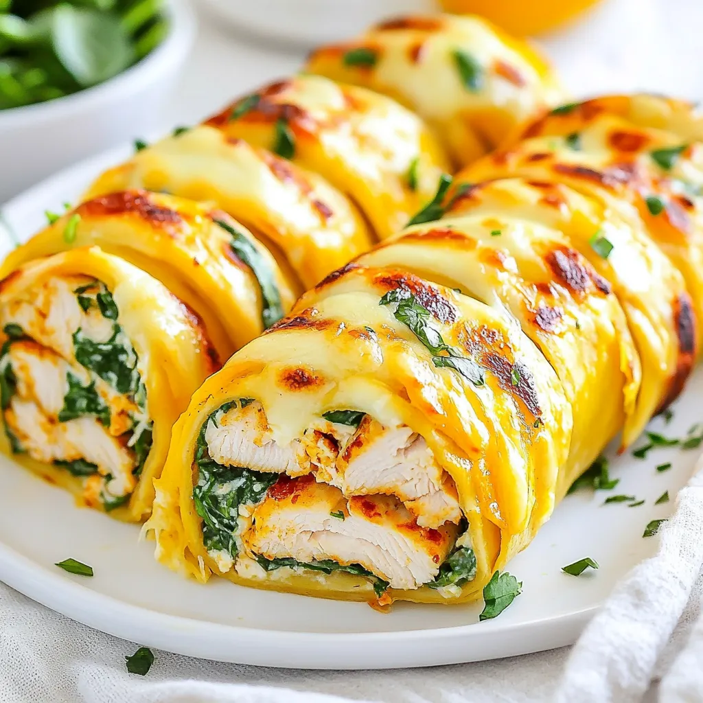 Cheesy Garlic Chicken Wraps Flavorful Dinner Delight