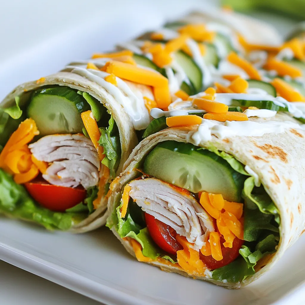 Minute Turkey Ranch Wrap Healthy and Quick Meal