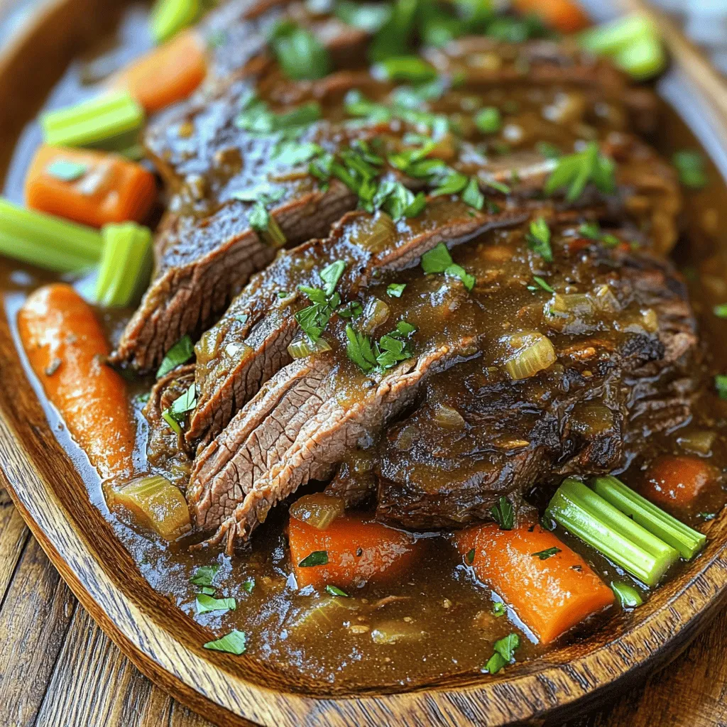 When making an Instant Pot pot roast, start with classic pot roast ingredients. You need 3-4 lbs of beef chuck roast, which is tender and tasty. Use 2 tablespoons of olive oil for searing. You also need 4 cloves of minced garlic and 1 chopped onion to add depth.