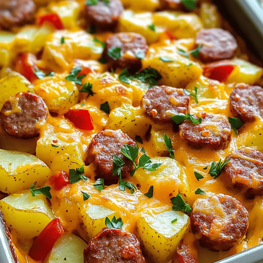 Smoked Sausage and Potato Bake Flavorful One-Pan Meal