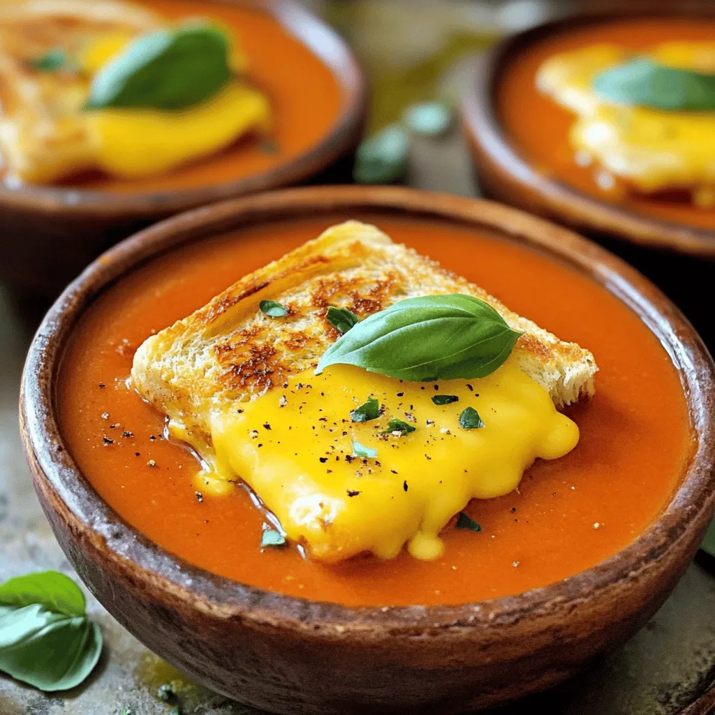 Roasted Tomato Soup with Grilled Cheese Croutons: A Perfect Comfort Food Recipe
