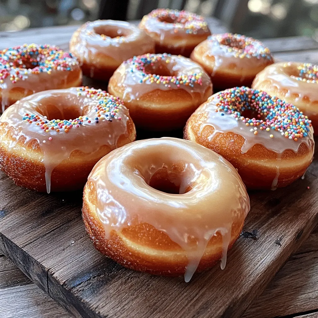 To make these delightful homemade doughnuts, you