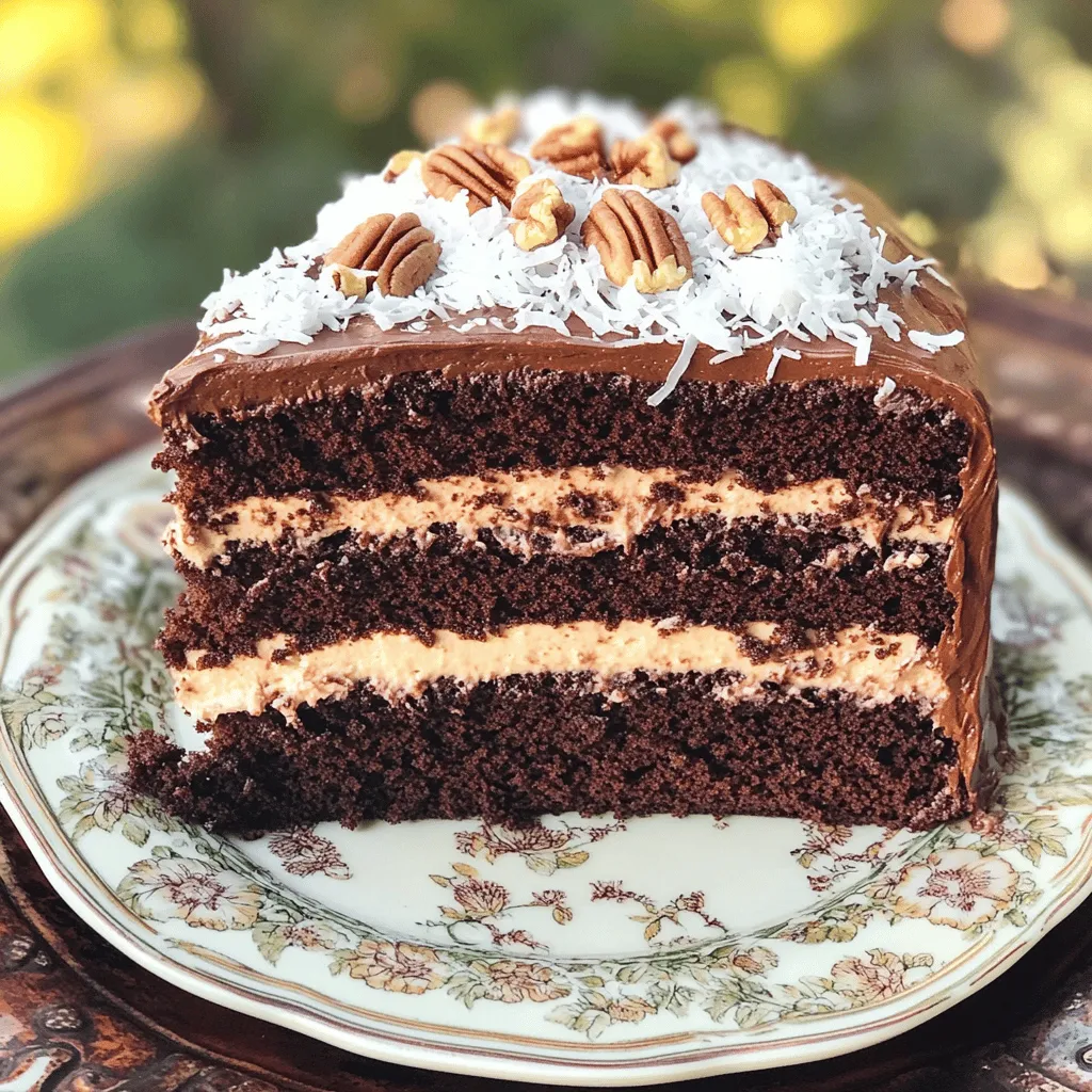 German Chocolate Cake Rich and Decadent Recipe