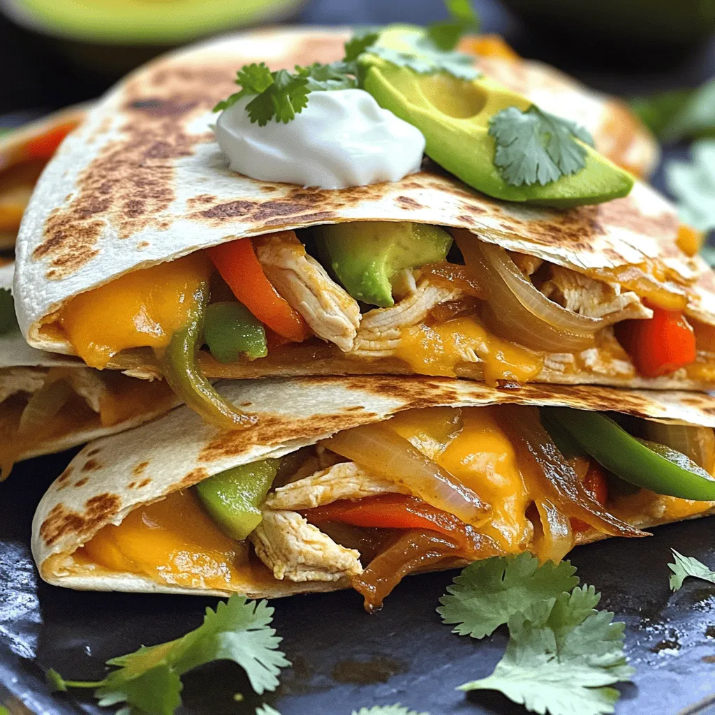 Chicken Fajita Quesadillas Quick and Tasty Recipe
