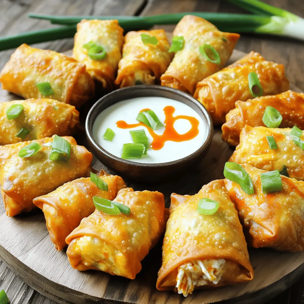 Buffalo Chicken Egg Rolls Recipe: A Spicy Twist on a Classic Snack