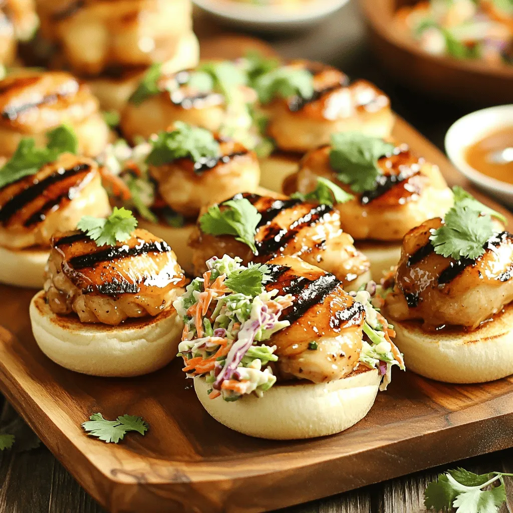 Honey Garlic Chicken Sliders: A Crowd-Pleasing Delight