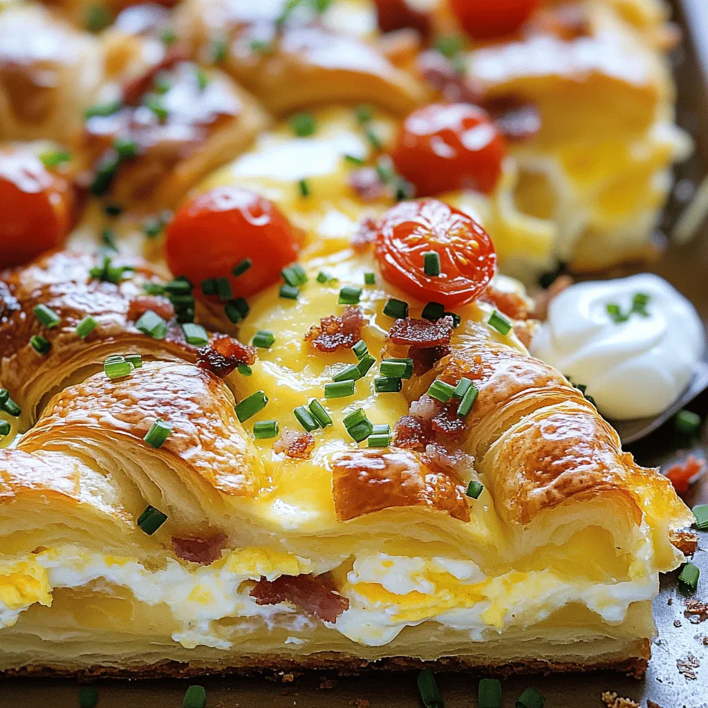 Breakfast Strata with Croissants Tasty Morning Treat