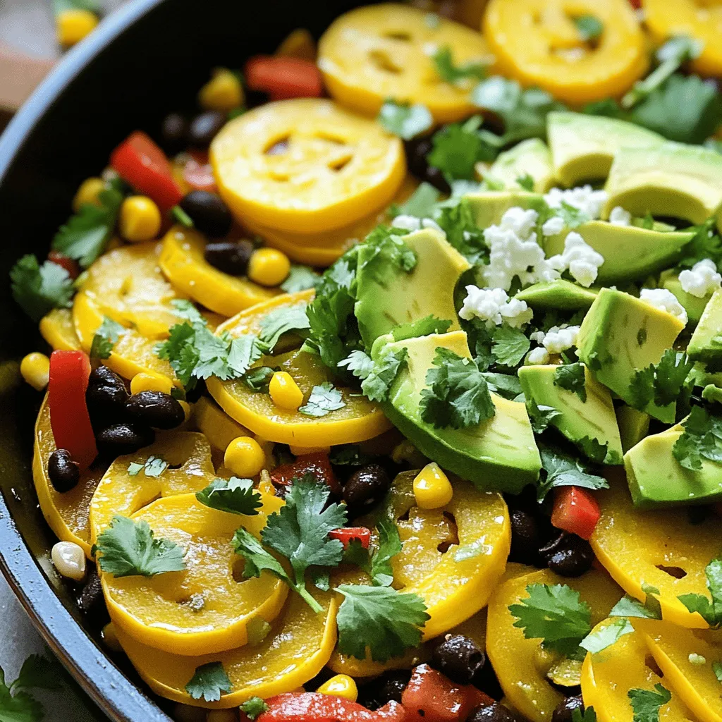 Yellow Squash Mexican Skillet Flavorful Veggie Delight