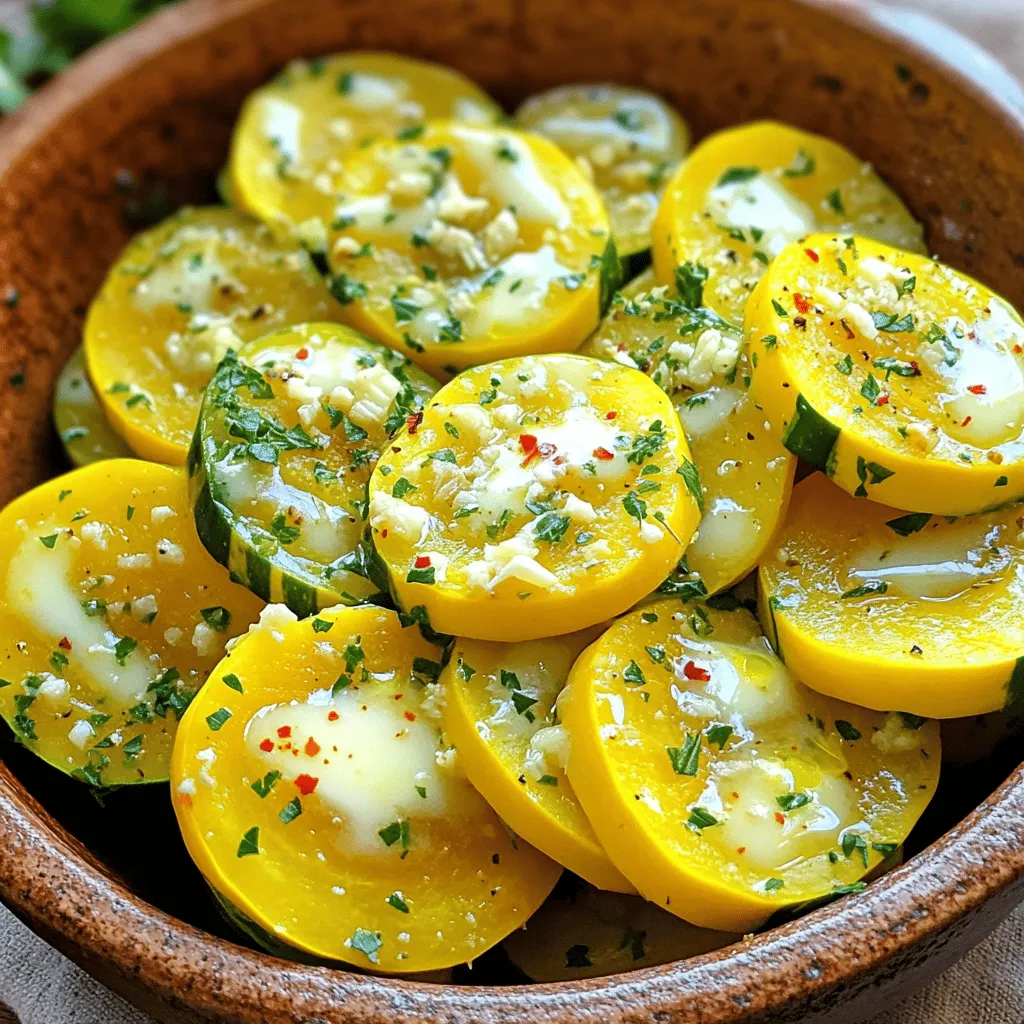 Garlic Butter Summer Squash Delightful and Easy Recipe