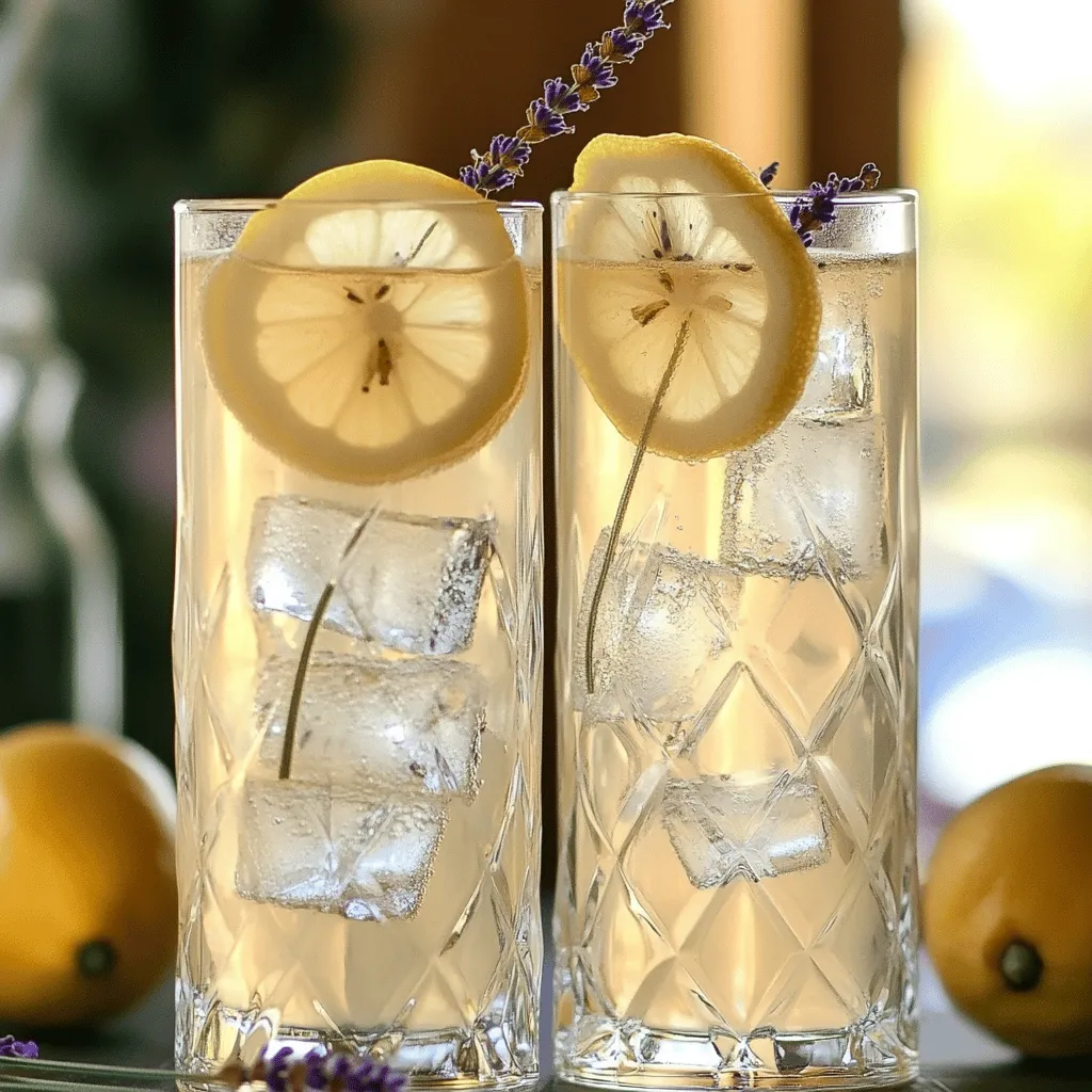 To make a delightful Lavender Elderflower Gin Sour, you need the following ingredients: