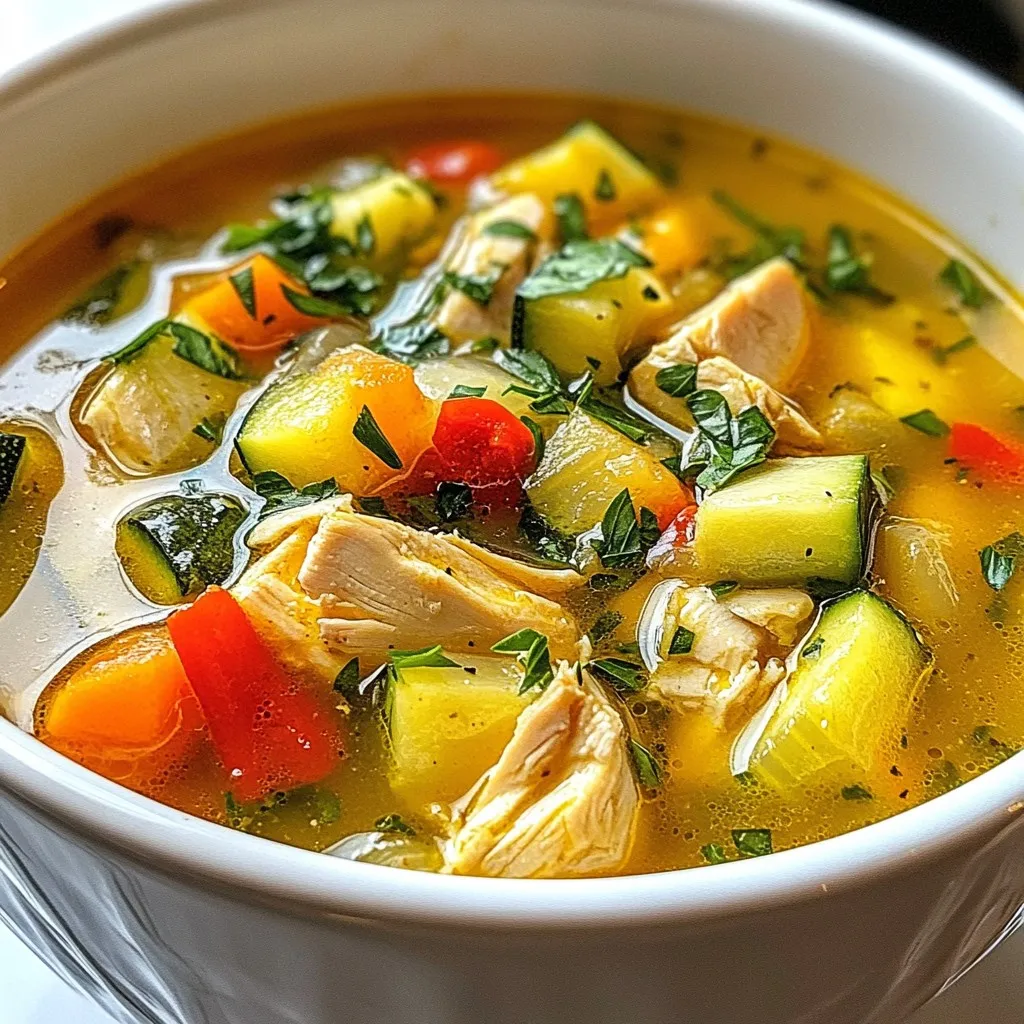 Sicilian Chicken Soup Hearty Comfort in a Bowl