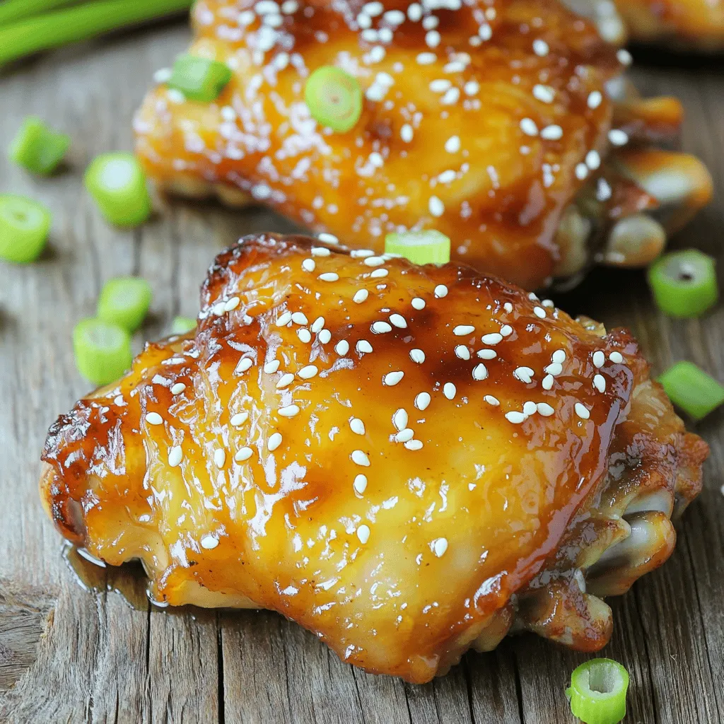 Savory Air Fryer Honey Garlic Chicken Thighs Recipe