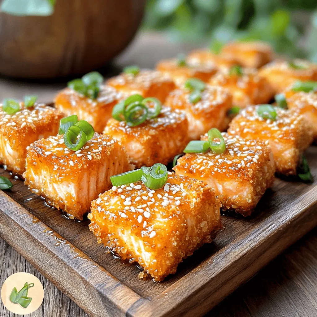 Crispy Honey Garlic Salmon Bites Flavorful and Easy Dish