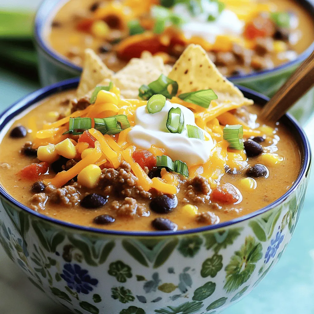 Savory Slow Cooker Nacho Soup Recipe for Comfort