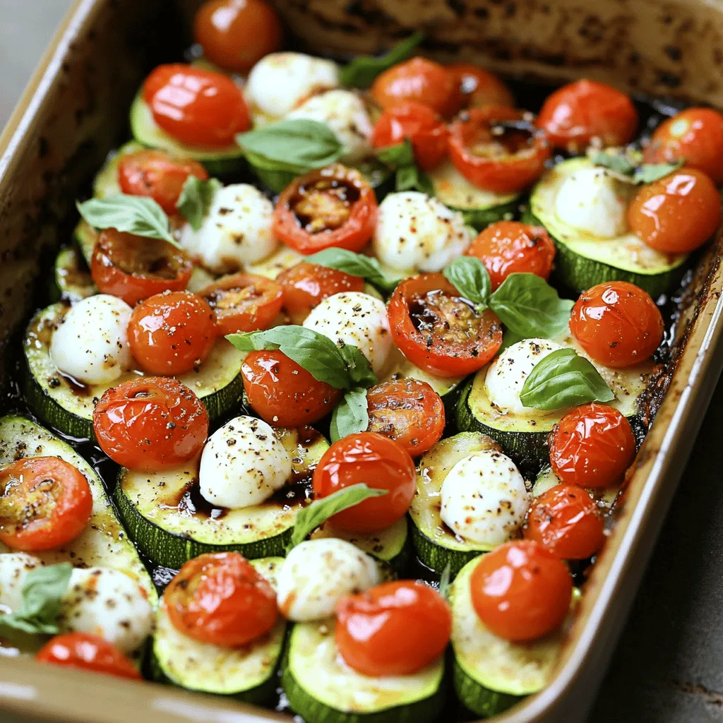 Easy Caprese Zucchini Bake Delightful and Fast Meal