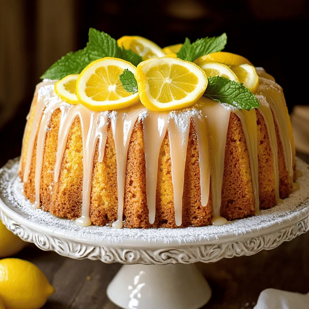Italian Lemon Pound Cake Delightfully Fresh Slice