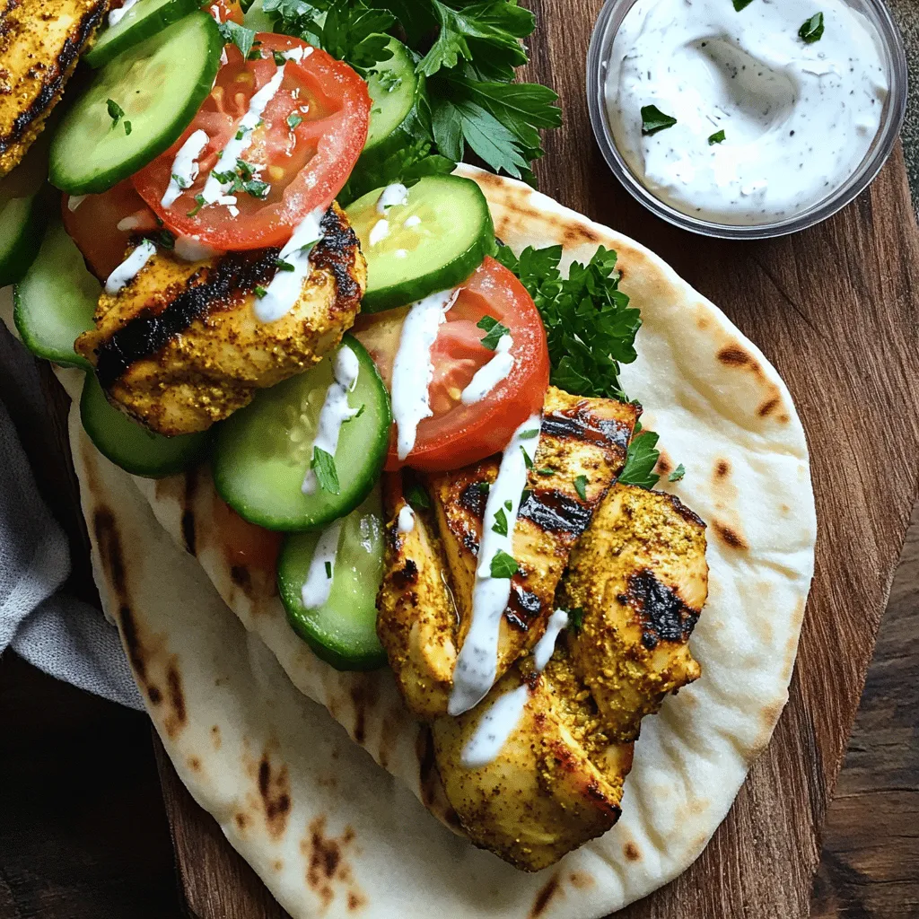 Chicken Shawarma with Creamy Garlic Sauce Delight