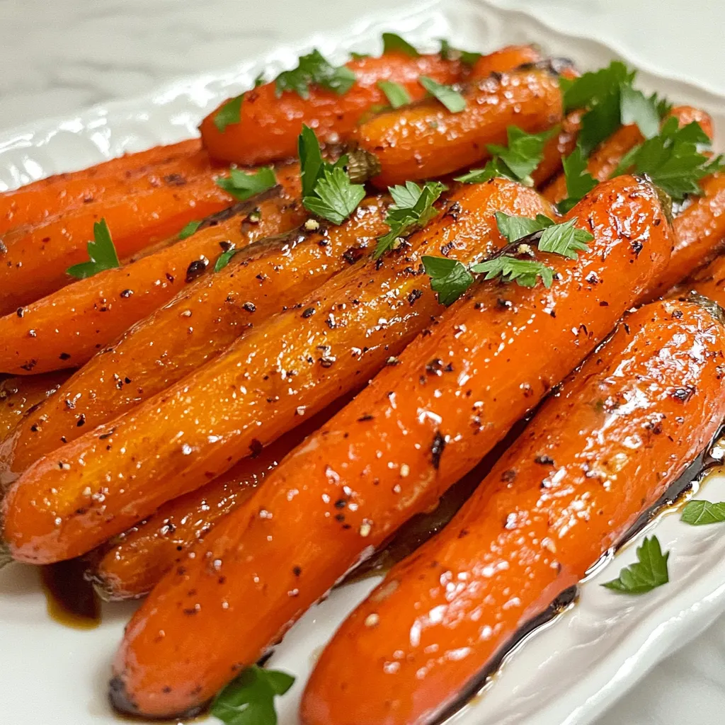 Balsamic Roasted Carrots Simple and Flavorful Dish