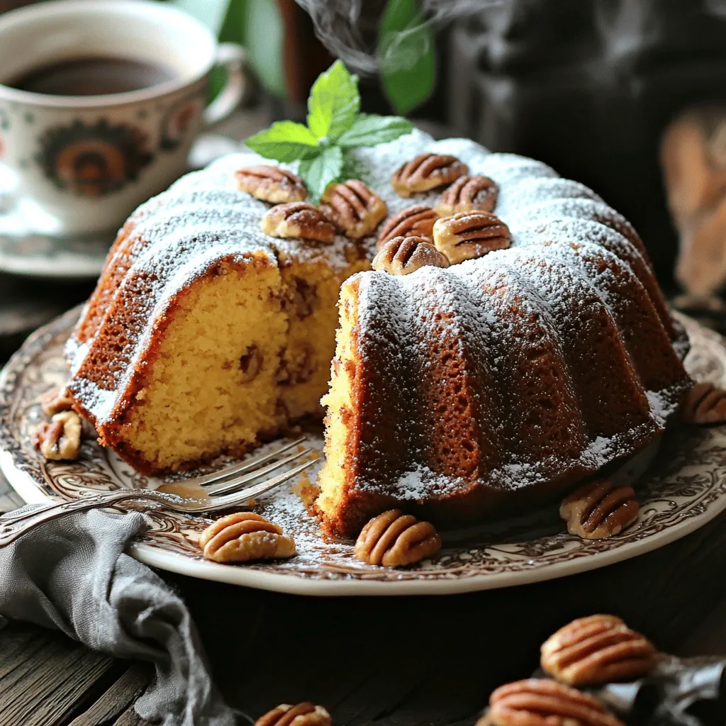 Southern Pecan Pound Cake Flavorful and Rich Delight