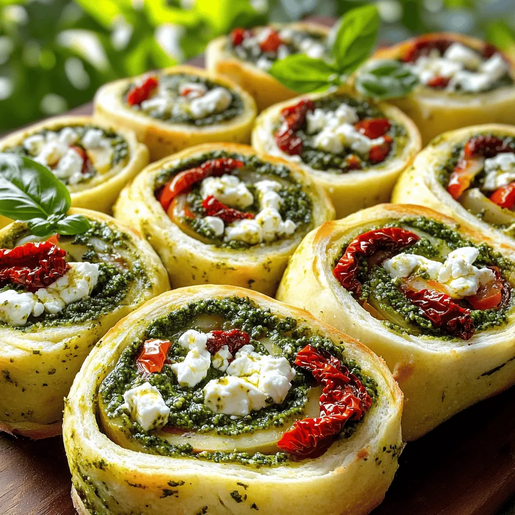 Discover the Delight of Pesto Feta Rolls: A Flavorful and Easy Recipe
