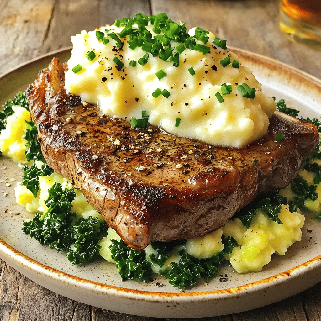 To create Gaelic Irish Steaks with Whiskey Cream and Colcannon, you need quality ingredients. The main parts include steaks, whiskey cream sauce, and colcannon. You can use ribeye or sirloin steaks for the best flavor.