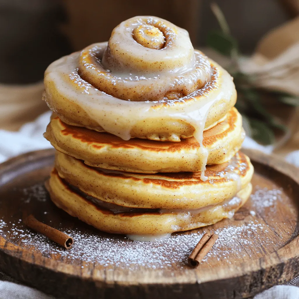 Cinnamon Roll Pancakes Savory and Sweet Delight
