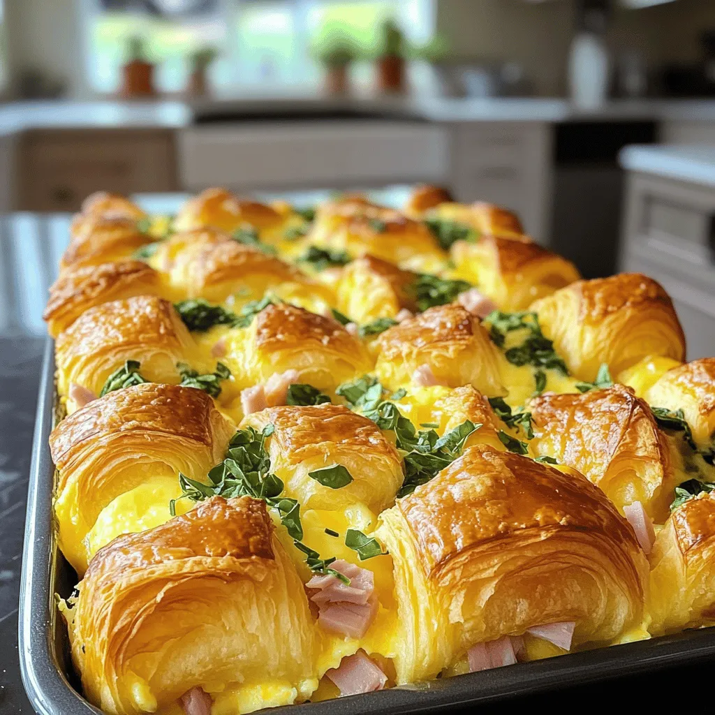 - 6 large buttery croissants - 8 large eggs - 2 cups whole milk