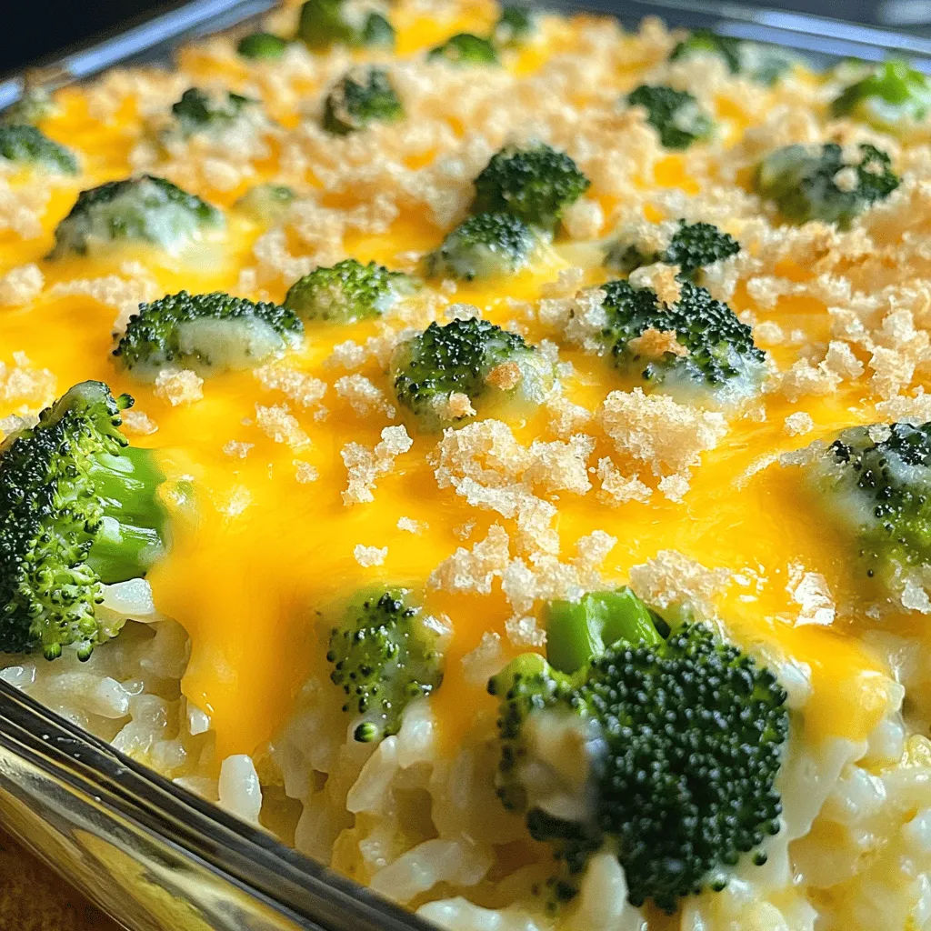 Cheesy Broccoli Rice Casserole Simple and Satisfying
