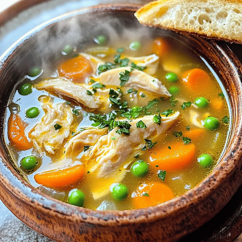 Savory Chicken Soup Recipe Simple and Comforting Meal