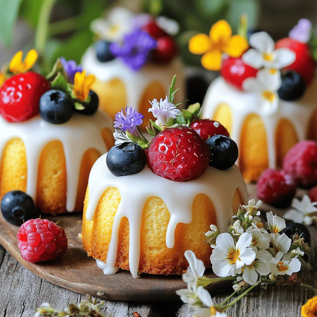 Mini Vanilla Pound Cakes Delightful and Easy Recipe