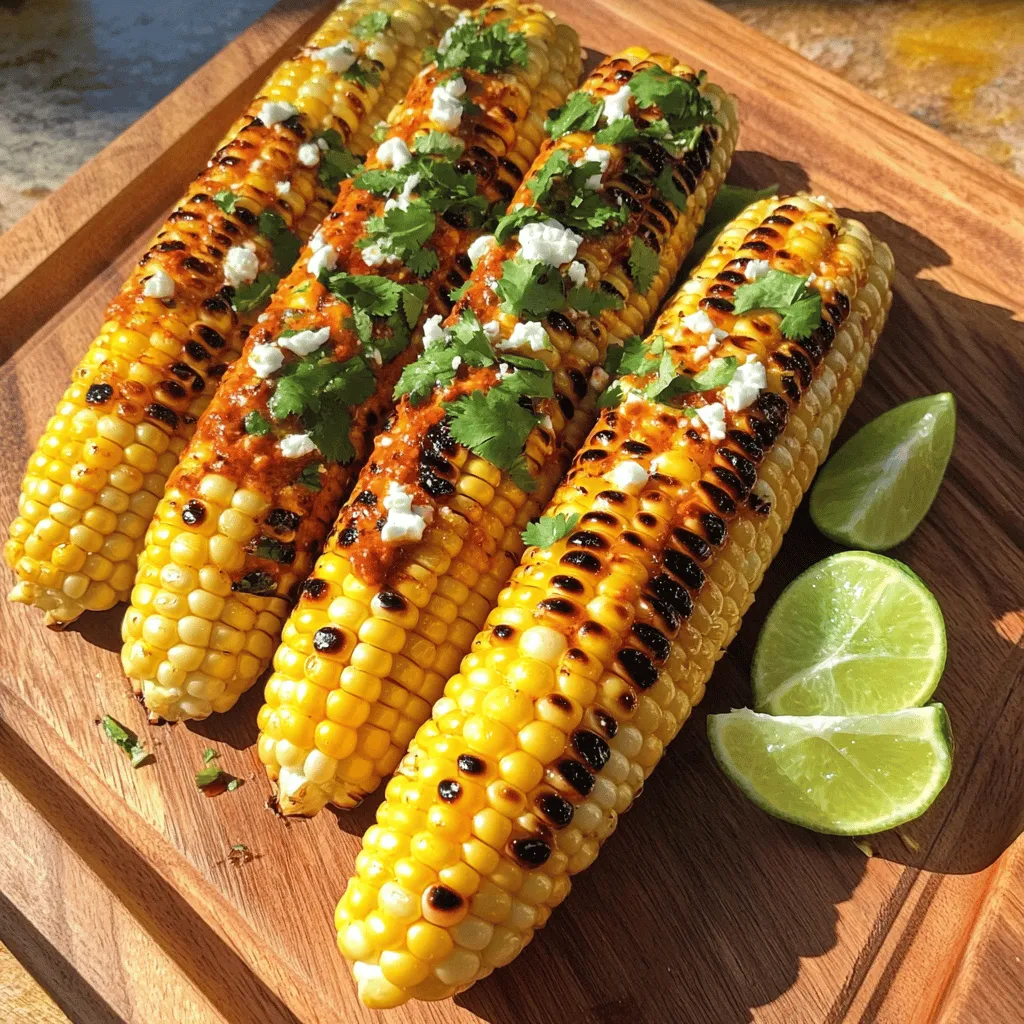 Chili Lime Grilled Corn Fresh and Flavorful Delight