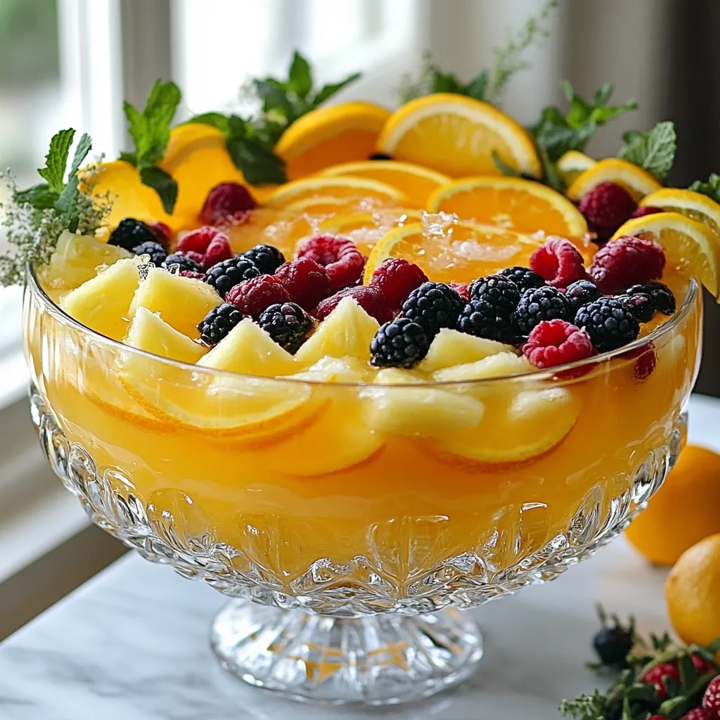 Moscato Punch Refreshing and Easy Summer Drink