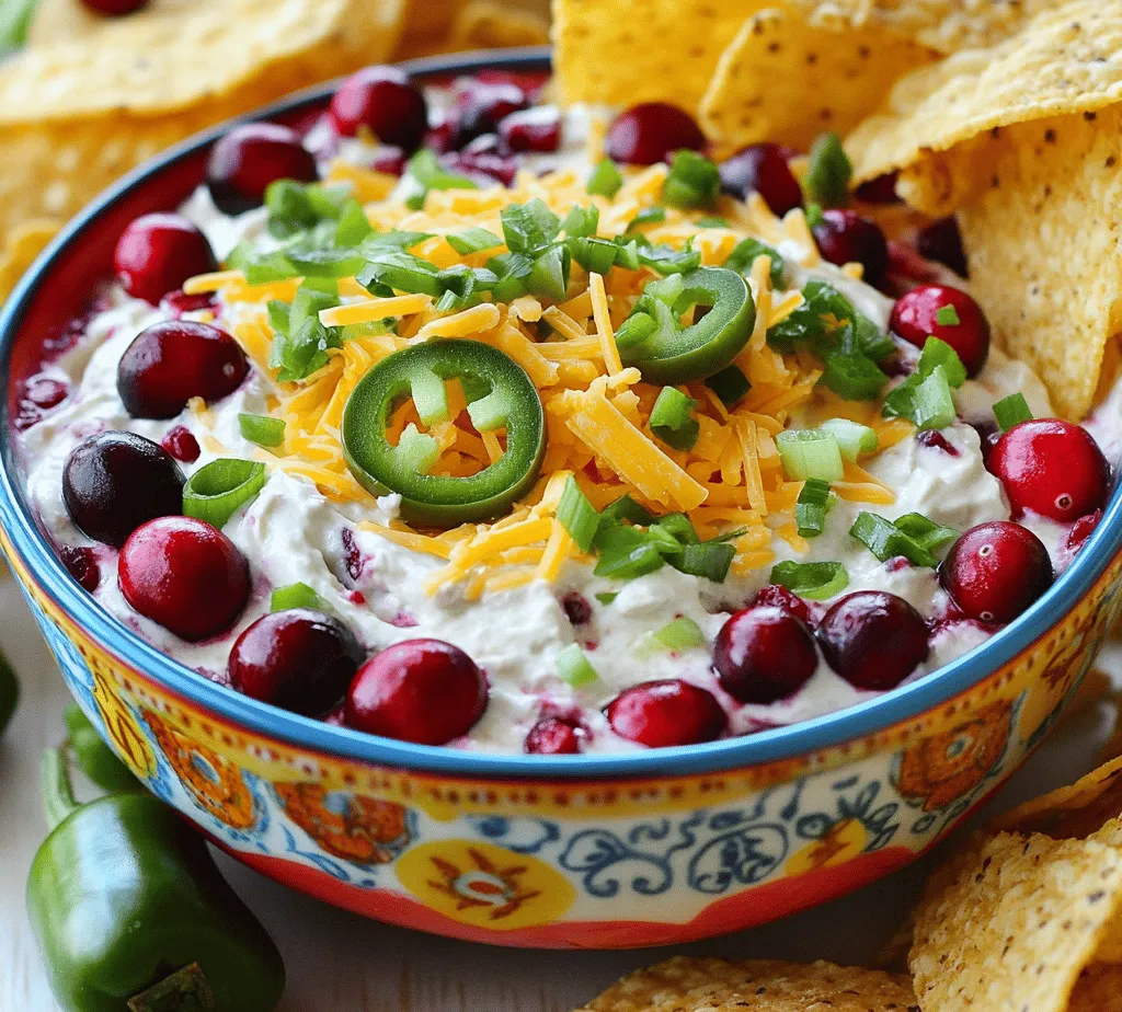 In the realm of appetizers, few dishes can boast the vibrant flavor profile of a Creamy Cranberry Jalapeño Dip. This unique blend brings together the tartness of fresh cranberries, the richness of creamy cheeses, and a tantalizing kick from jalapeños, making it an ideal choice for a range of gatherings. Whether you