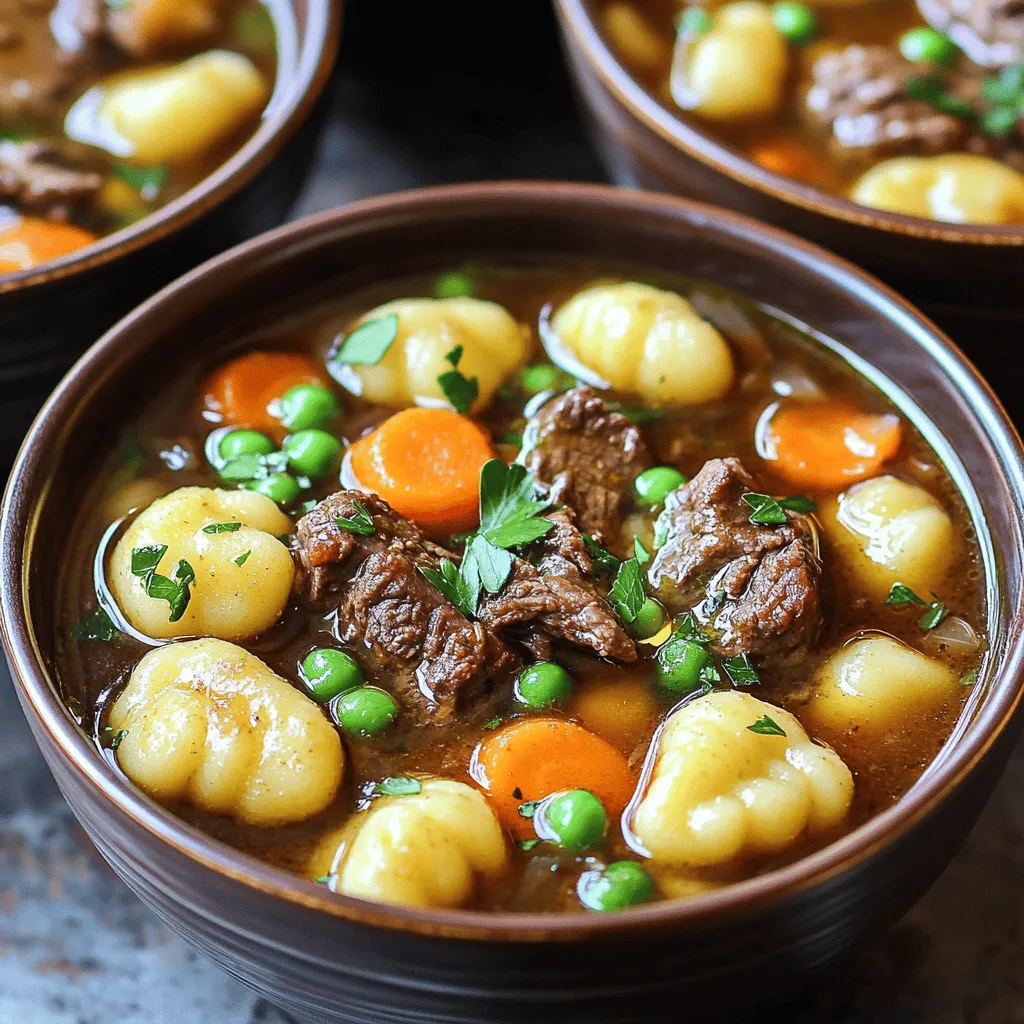 The main star of this dish is the beef. I like using beef chuck, as it becomes tender when cooked. You want about one pound, cut into cubes. This cut has a good balance of meat and fat.