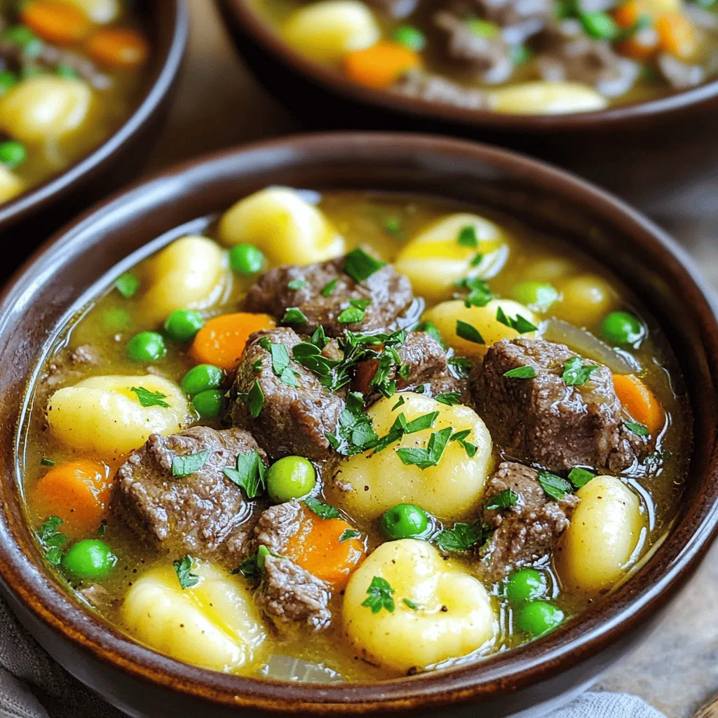 Potato Gnocchi Beef Stew Hearty and Flavorful Delight