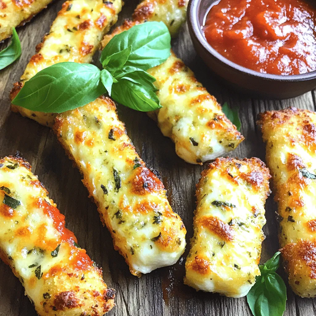 Cheesy Herb Mozzarella Sticks Recipe