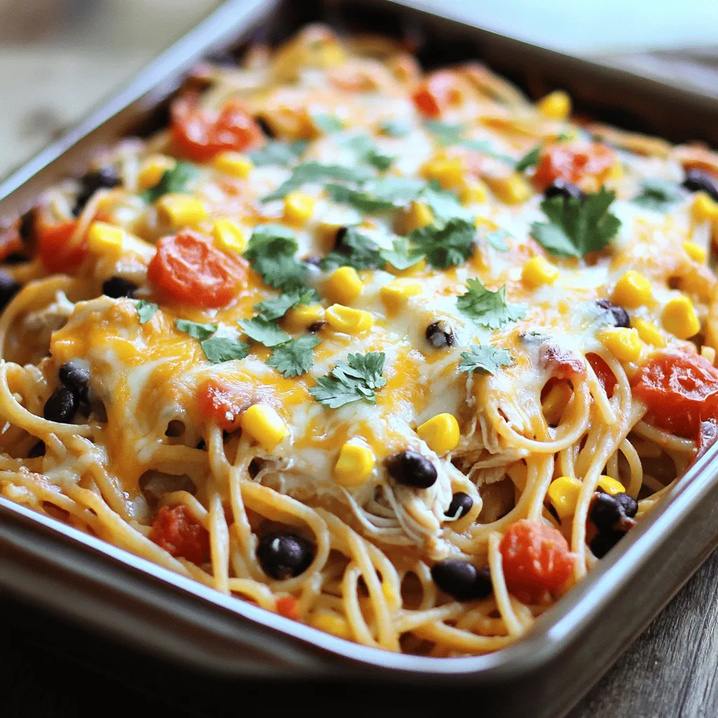 Monterey Chicken Spaghetti Bake Tasty Family Dish