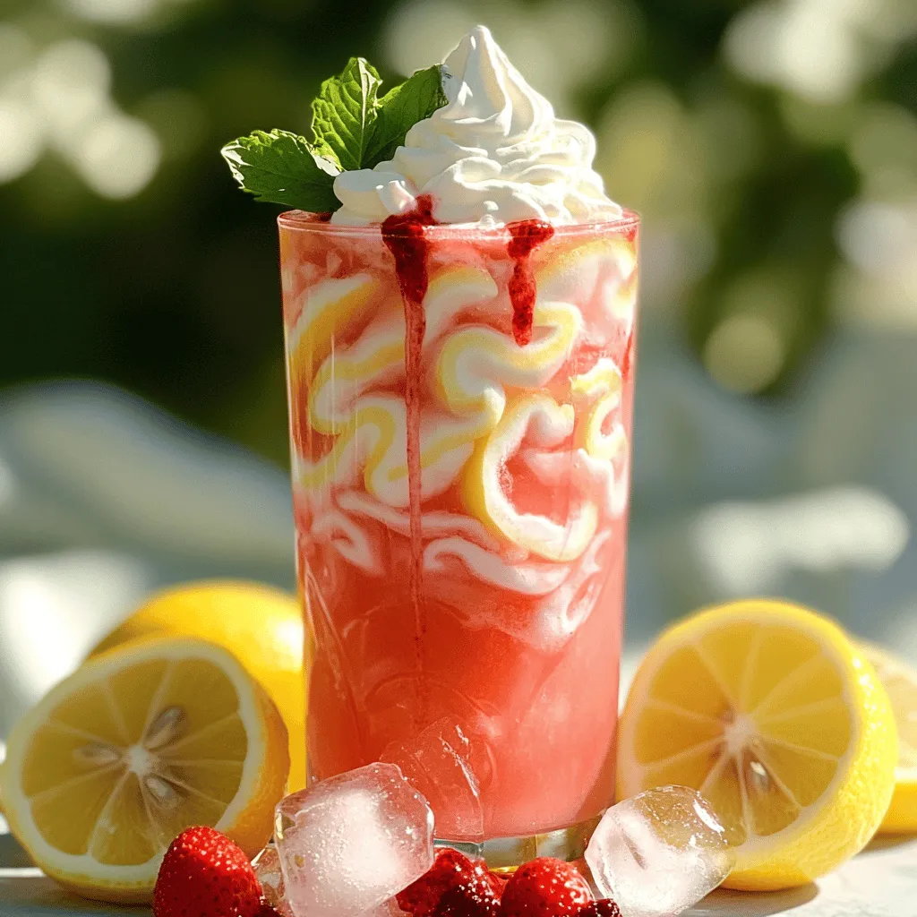 Whipped Pink Lemonade Refreshing Summer Drink Recipe